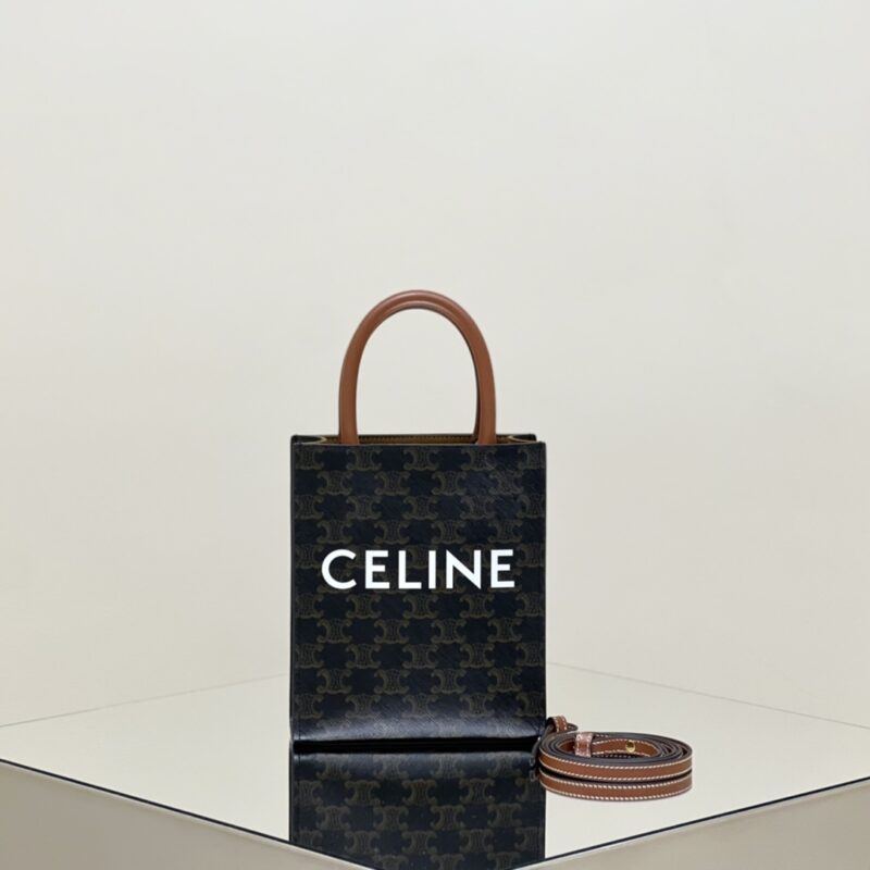 Replica Celine Triomphe Cabas Mini Tote 1 Replica Celine Triomphe Cabas Mini Tote - ultra-realistic fake designer tote