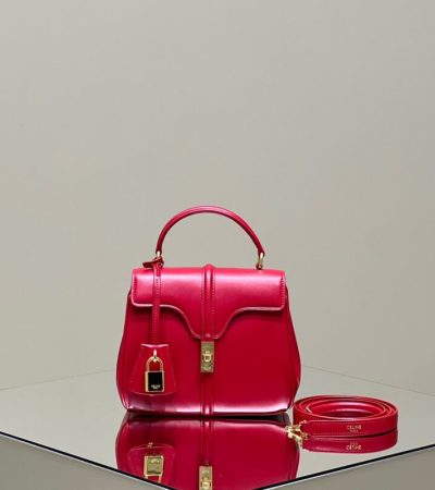 Replica Celine Mini 16 Red - premium-grade designer purse dupe