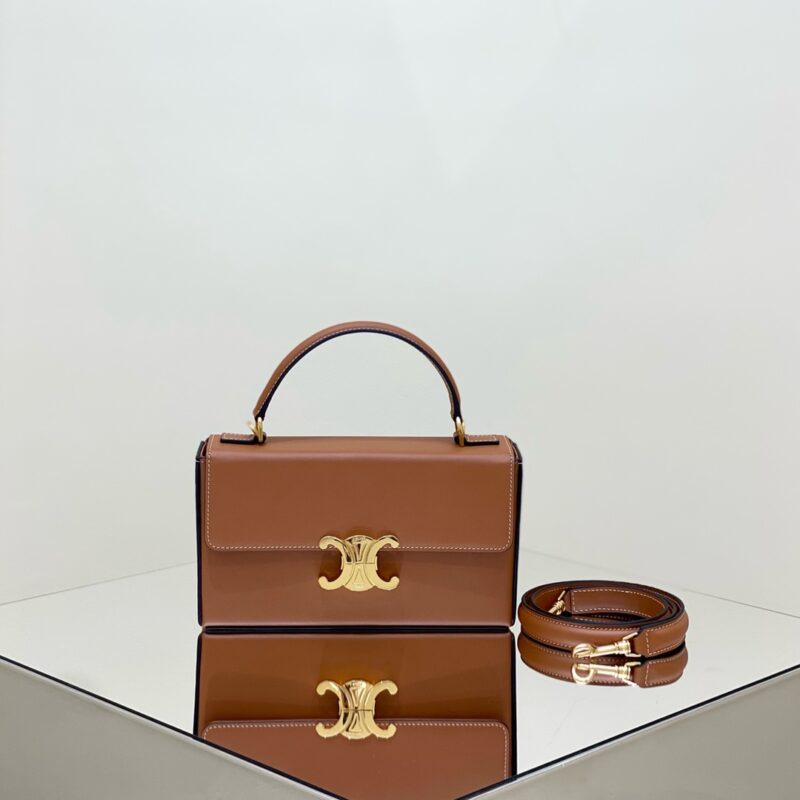 Replica Celine Triomphe Blandine Brown 1 Replica Celine Triomphe Blandine Brown - premium-grade designer purse dupe