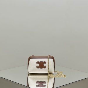 Replica Celine Triomphe Clutch White 1 Replica Celine Triomphe Clutch White - elite superclone designer purse