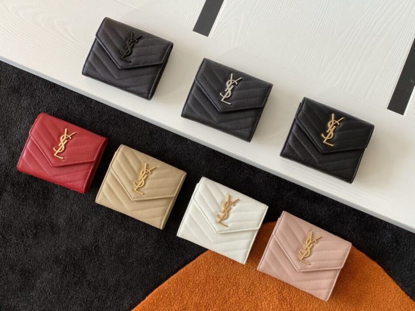 Replica Yves Saint Laurent Tri-Fold Wallet 1 Replica Yves Saint Laurent Tri-Fold Wallet - authentic-look luxury purse replica