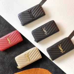 Replica Yves Saint Laurent Long Zippered Wallet 1 Replica Yves Saint Laurent Long Zippered Wallet - premium 1:1 fake handbag model