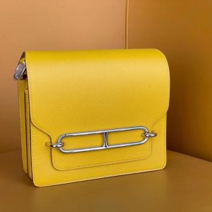 Replica Hermes Sac Roulis Yellow 1 Replica Hermes Sac Roulis Yellow - high-accuracy replica luxury purse