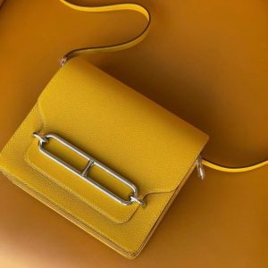 Replica Hermes Sac Roulis Yellow 4 Replica Hermes Sac Roulis Yellow - elite superclone designer purse