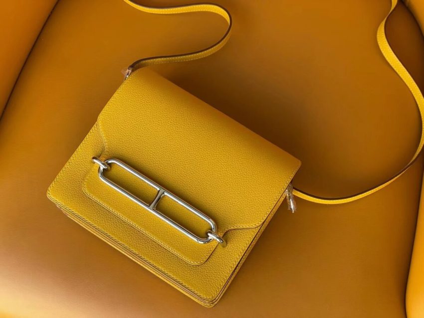 Replica Hermes Sac Roulis Yellow 4 Replica Hermes Sac Roulis Yellow - elite superclone designer purse