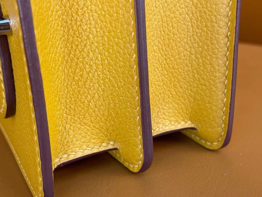 Replica Hermes Sac Roulis Yellow 8 Replica Hermes Sac Roulis Yellow - premium 1:1 fake handbag model