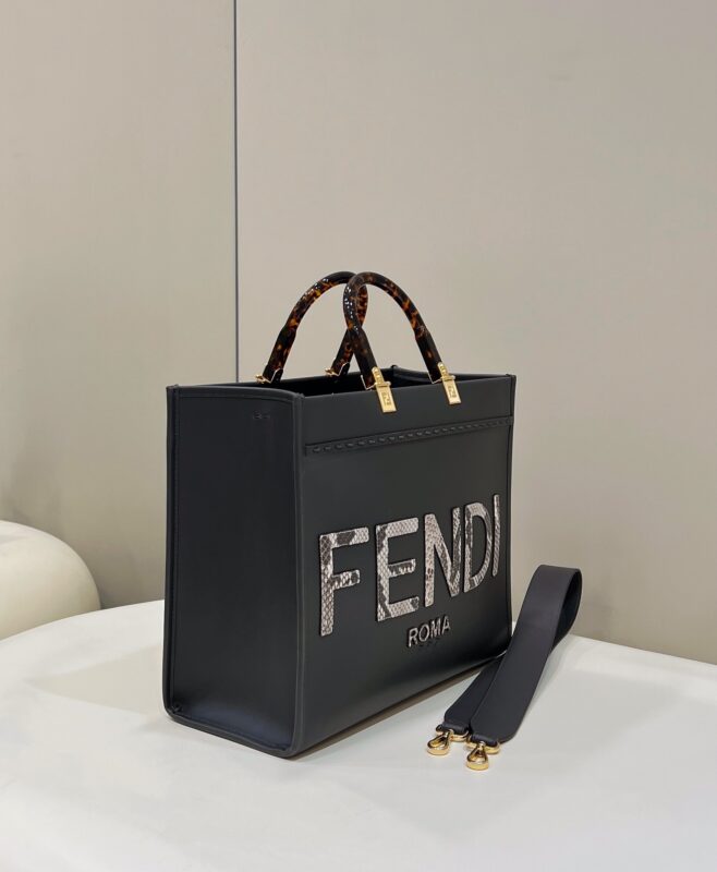 Replica Fendi Sunshine Tote Dark Grey 2 Replica Fendi Sunshine Tote Dark Grey - best-selling designer handbag dupe