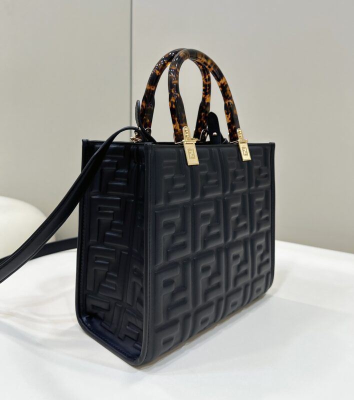 Replica Fendi Small Tote Black 2 Replica Fendi Small Tote Black - top-tier luxury replica shoulder bag