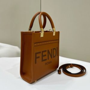 Replica Fendi Mini Tote Brown 2 Replica Fendi Mini Tote Brown - realistic designer-inspired fake bag