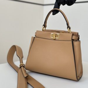 Replica Fendi Peekaboo Large Light Brown 2 Replica Fendi Peekaboo Large Light Brown - high-accuracy replica luxury purse