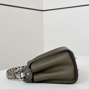 Replica Fendi Peekaboo Small Dark Grey 2 Replica Fendi Peekaboo Small Dark Grey - top-rated replica designer bag