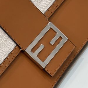 Replica Fendi Baguette Pouch Brown 2 Replica Fendi Baguette Pouch Brown - 1:1 designer replica handbag