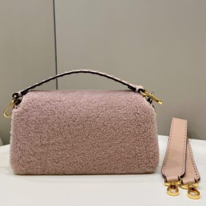 Replica Fendi Baguette Pink Wool 2 Replica Fendi Baguette Pink Wool - high-accuracy replica luxury purse