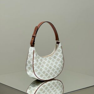 Replica Celine Triomphe Moon Bag White 2 Replica Celine Triomphe Moon Bag White - top-rated replica designer bag