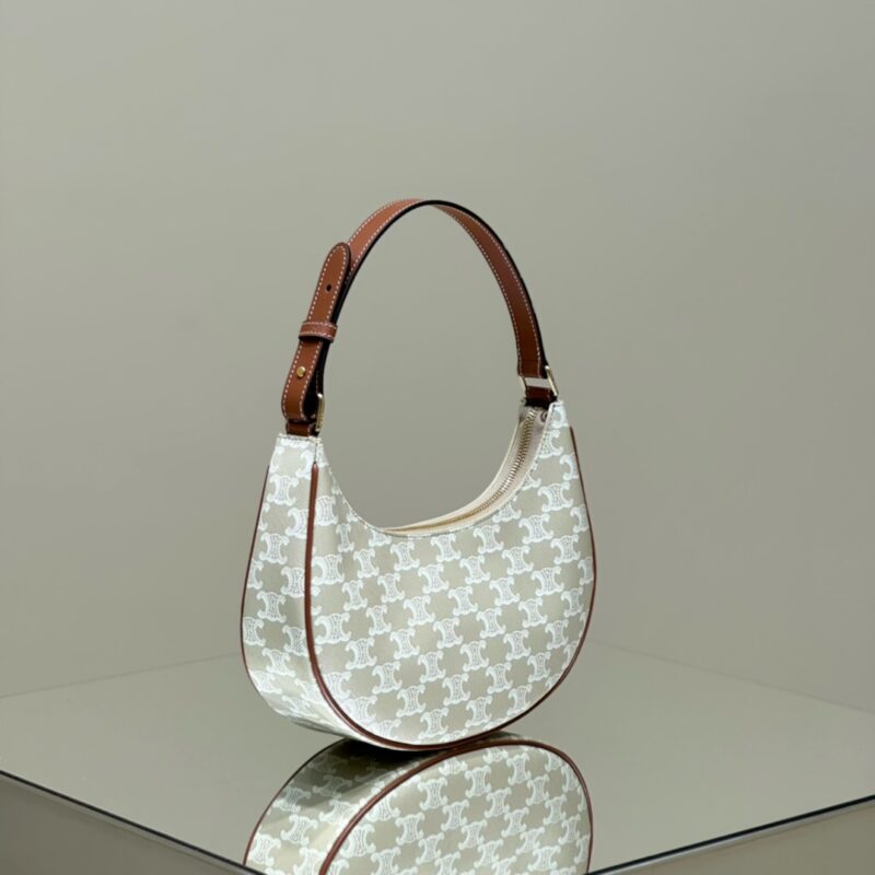Replica Celine Triomphe Moon Bag White 2 Replica Celine Triomphe Moon Bag White - top-rated replica designer bag