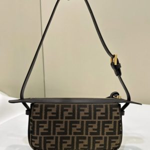 Replica Fendi Simply Brown Cotton 2 Replica Fendi Simply Brown Cotton - 1:1 designer replica handbag