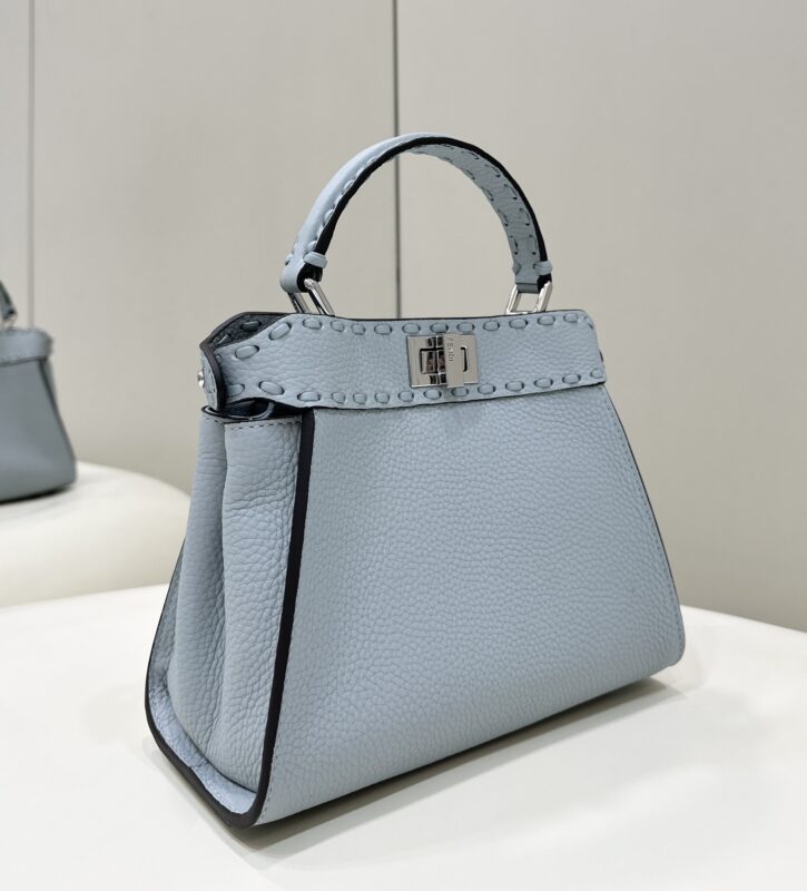Replica Fendi Peekaboo Small Sky Blue 2 Replica Fendi Peekaboo Small Sky Blue - 1:1 designer replica handbag