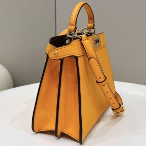 Replica Fendi Peekaboo Medium Orange 2 Replica Fendi Peekaboo Medium Orange - near-authentic luxury replica handbag