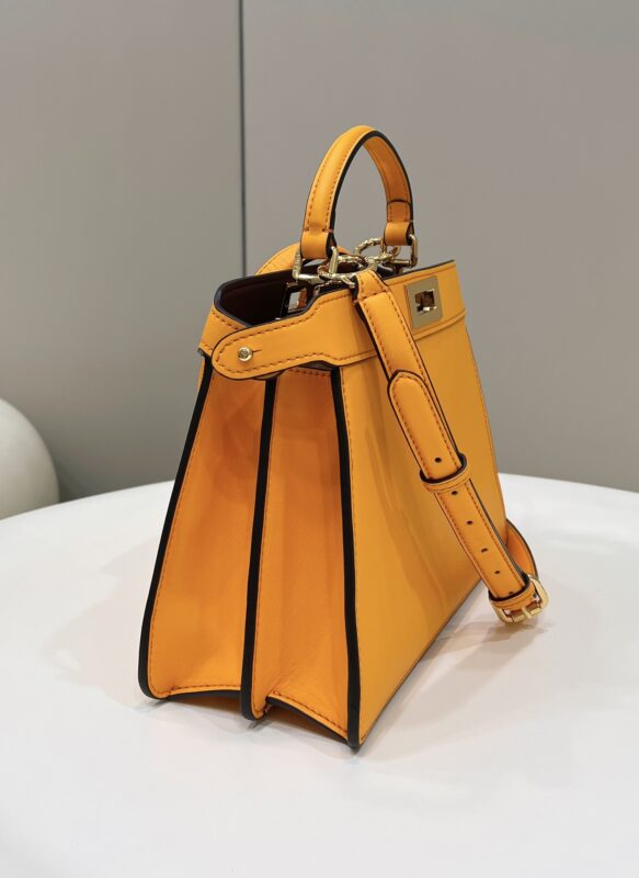 Replica Fendi Peekaboo Medium Orange 2 Replica Fendi Peekaboo Medium Orange - near-authentic luxury replica handbag
