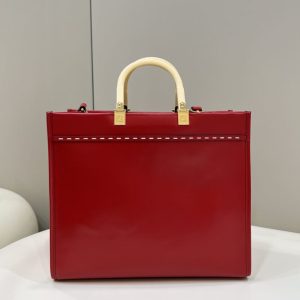 Replica Fendi Peekaboo Tote Red 2 Replica Fendi Peekaboo Tote Red - authentic-look luxury purse replica