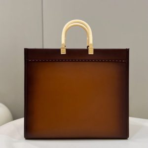 Replica Fendi Peekaboo Tote Brown 2 Replica Fendi Peekaboo Tote Brown - realistic designer-inspired fake bag