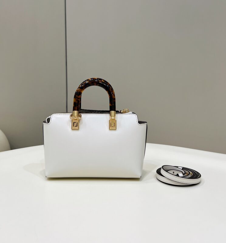 Replica Fendi By The Way Boston White 2 Replica Fendi By The Way Boston White - ultra-realistic fake designer tote