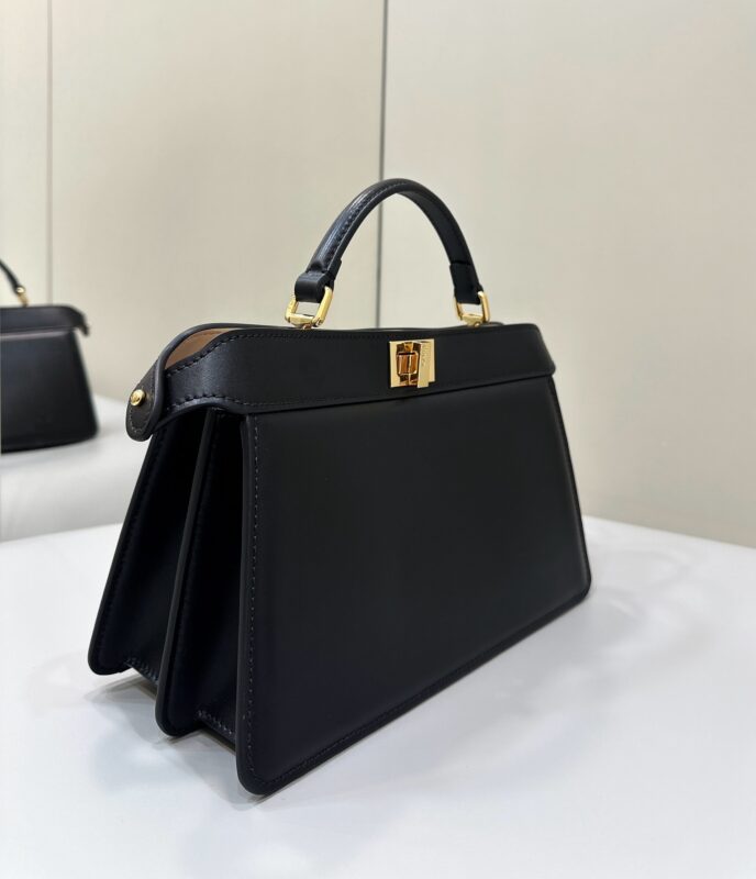 Replica Fendi Peekaboo Large Black 2 Replica Fendi Peekaboo Large Black - near-authentic luxury replica handbag