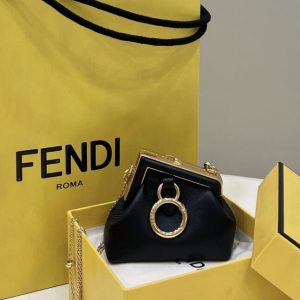 Replica Fendi First Mini Black 2 Replica Fendi First Mini Black - elite superclone designer purse