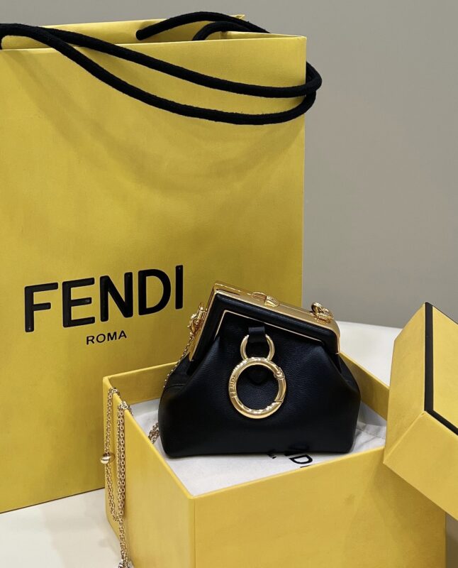 Replica Fendi First Mini Black 2 Replica Fendi First Mini Black - elite superclone designer purse