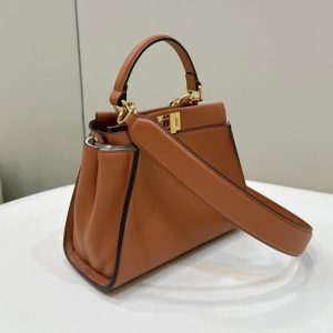 Replica Fendi Peekaboo Medium Brown 2 Replica Fendi Peekaboo Medium Brown - premium-grade designer purse dupe