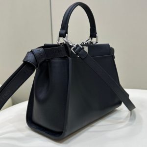 Replica Fendi Peekaboo Small Black 3 Replica Fendi Peekaboo Small Black - near-authentic luxury replica handbag