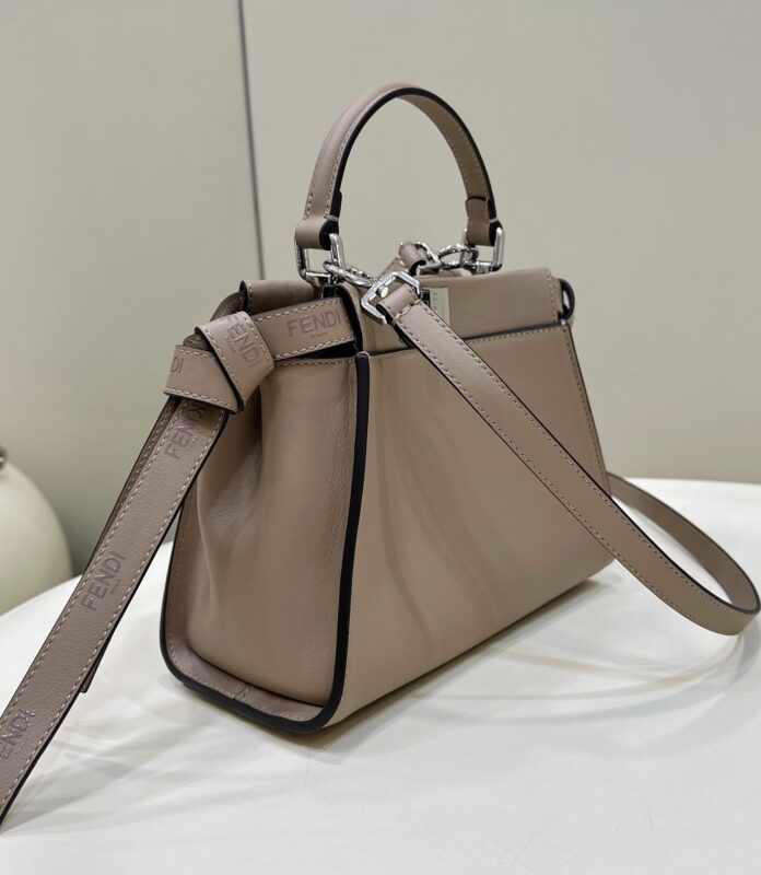 Replica Fendi Peekaboo Small Beige 2 Replica Fendi Peekaboo Small Beige - authentic-look luxury purse replica