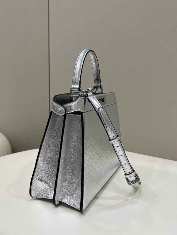 Replica Fendi Peekaboo Large Silver 2 Replica Fendi Peekaboo Large Silver - elite superclone designer purse