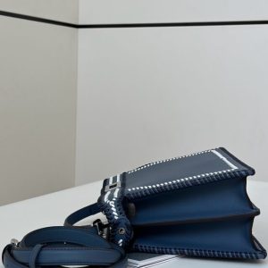Replica Fendi Peekaboo Dark Blue 2 Replica Fendi Peekaboo Dark Blue - best quality luxury bag dupe