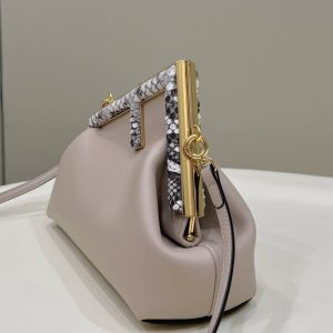 Replica Fendi First Beige Python 2 Replica Fendi First Beige Python - high-end fake designer purse