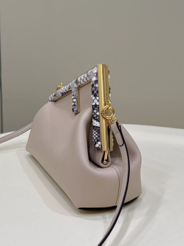 Replica Fendi First Beige Python 2 Replica Fendi First Beige Python - high-end fake designer purse