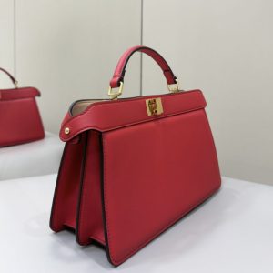 Replica Fendi Peekaboo Large Red 2 Replica Fendi Peekaboo Large Red - high-end fake designer purse