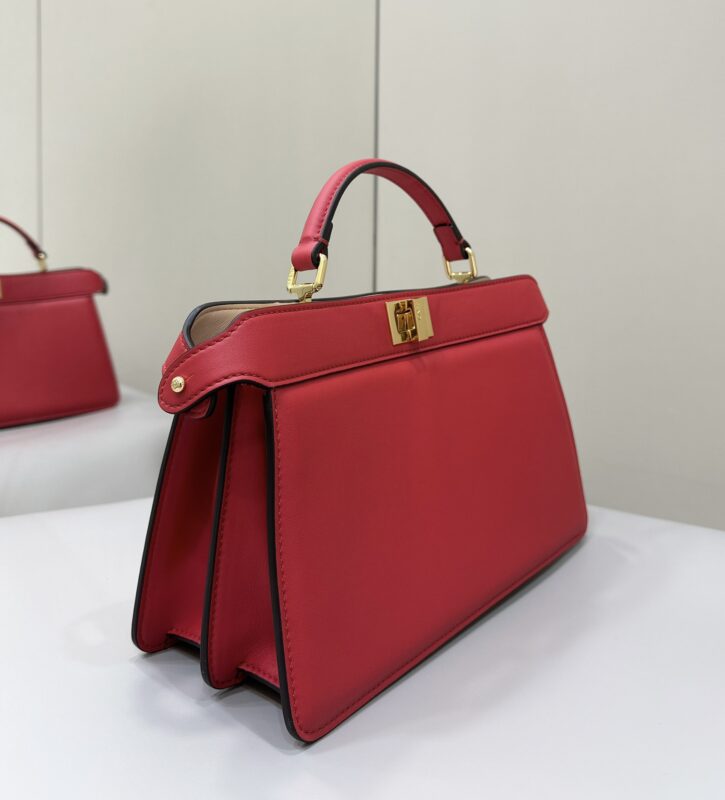 Replica Fendi Peekaboo Large Red 2 Replica Fendi Peekaboo Large Red - high-end fake designer purse