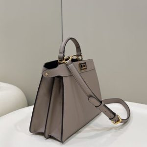 Replica Fendi Peekaboo Medium Beige 2 Replica Fendi Peekaboo Medium Beige - premium 1:1 fake handbag model