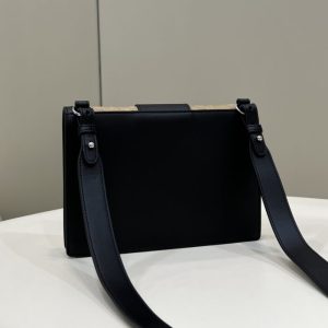 Replica Fendi Baguette Pouch Black - elite superclone designer purse