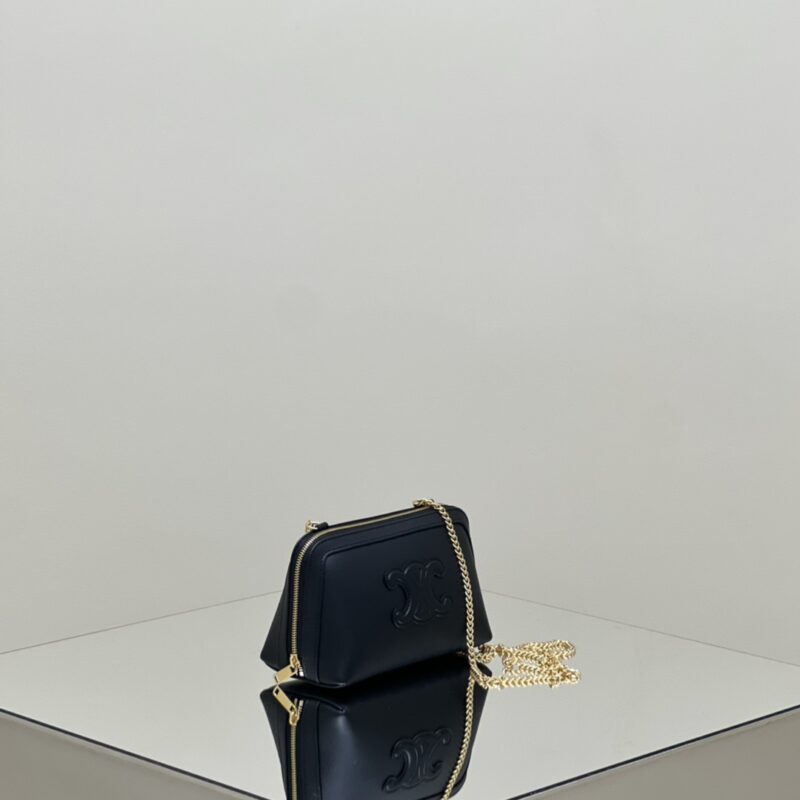 Replica Celine Triomphe Clutch Black 2 Replica Celine Triomphe Clutch Black - best quality luxury bag dupe