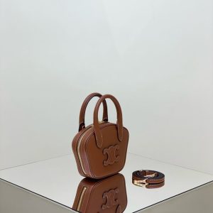 Replica Celine Bowling Bag Brown 2 Replica Celine Bowling Bag Brown - high-accuracy replica luxury purse