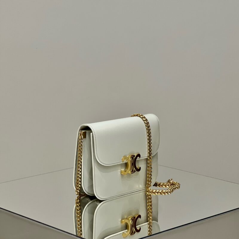 Replica Celine Teen Triomphe Bag White 2 Replica Celine Teen Triomphe Bag White - best-selling designer handbag dupe