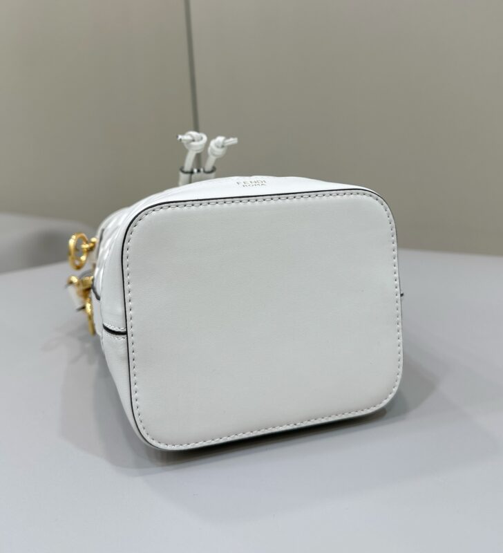 Replica Fendi Tresor Mini Bucket White 2 Replica Fendi Tresor Mini Bucket White - high-accuracy replica luxury purse