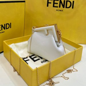Replica Fendi First Mini White 3 Replica Fendi First Mini White - ultra-realistic fake designer tote