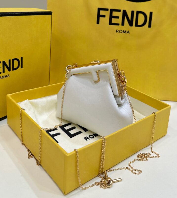 Replica Fendi First Mini White 3 Replica Fendi First Mini White - ultra-realistic fake designer tote