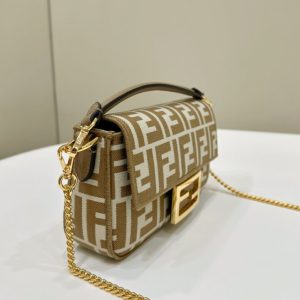 Replica Fendi Baguette FF Brown 3 Replica Fendi Baguette FF Brown - 1:1 designer replica handbag