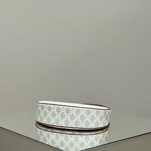 Replica Celine Triomphe Moon Bag White 3 Replica Celine Triomphe Moon Bag White - top-rated replica designer bag