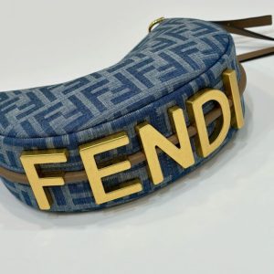 Replica Fendi Fendigraphy Small Denim Blue 3 Replica Fendi Fendigraphy Small Denim Blue - high-quality designer bag clone