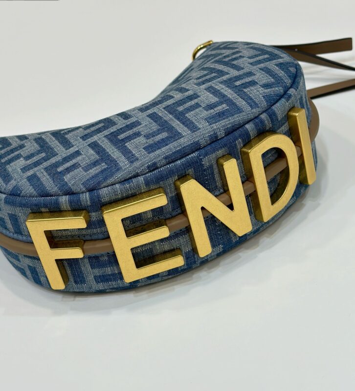 Replica Fendi Fendigraphy Small Denim Blue 3 Replica Fendi Fendigraphy Small Denim Blue - high-quality designer bag clone